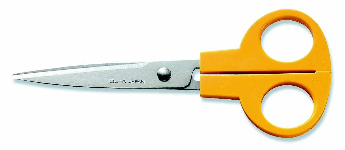 2021 Top Fashion Time-limited 100% Cotton Japan Olfa R | Scs - 3 Multipurpose Work Scissors With Fine Sawtooth Antiskid Дом и сад