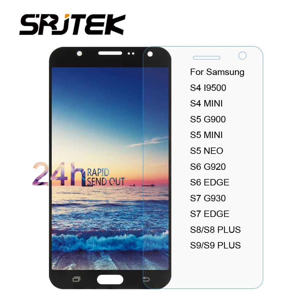 2 шт./партия Srjtek защитная пленка из закаленного стекла для SAMSUNG Galaxy S4 MINI S5 NEO S6 EDGE S7