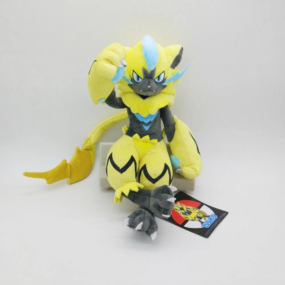 32 см Zeraora плюшевые Электрический Кот зверь системы качества качели игрушки для