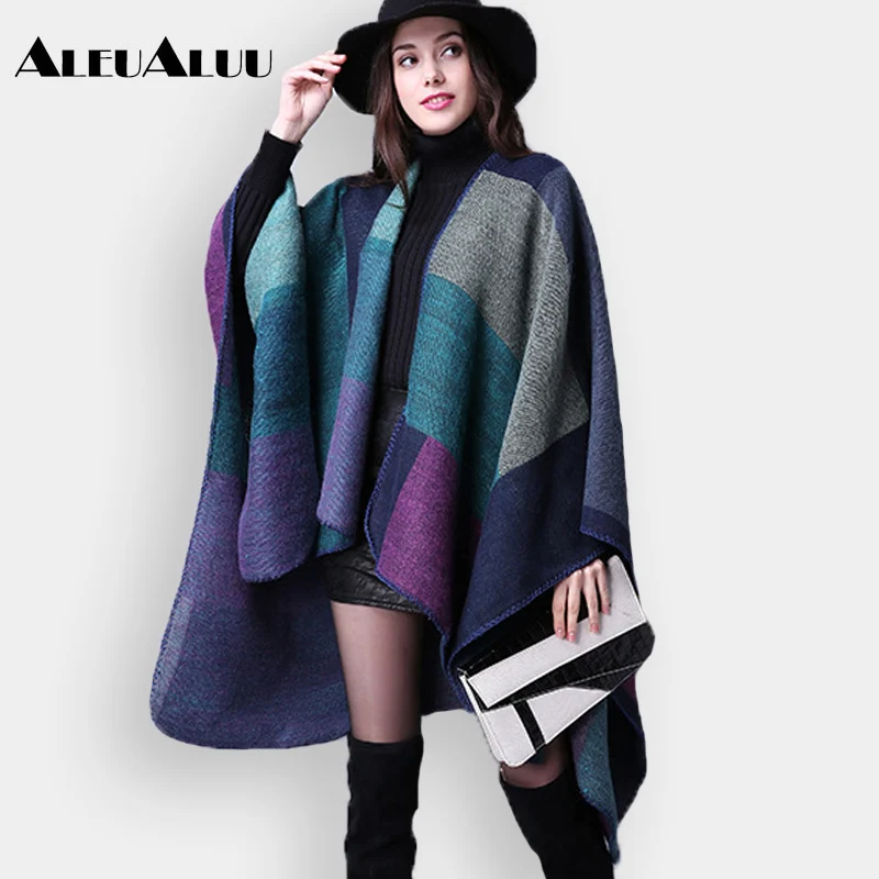 ALEUALUU бренд женский бандана в стиле &quotкэжуал&quot Модный шарф мягкий плед пашмины