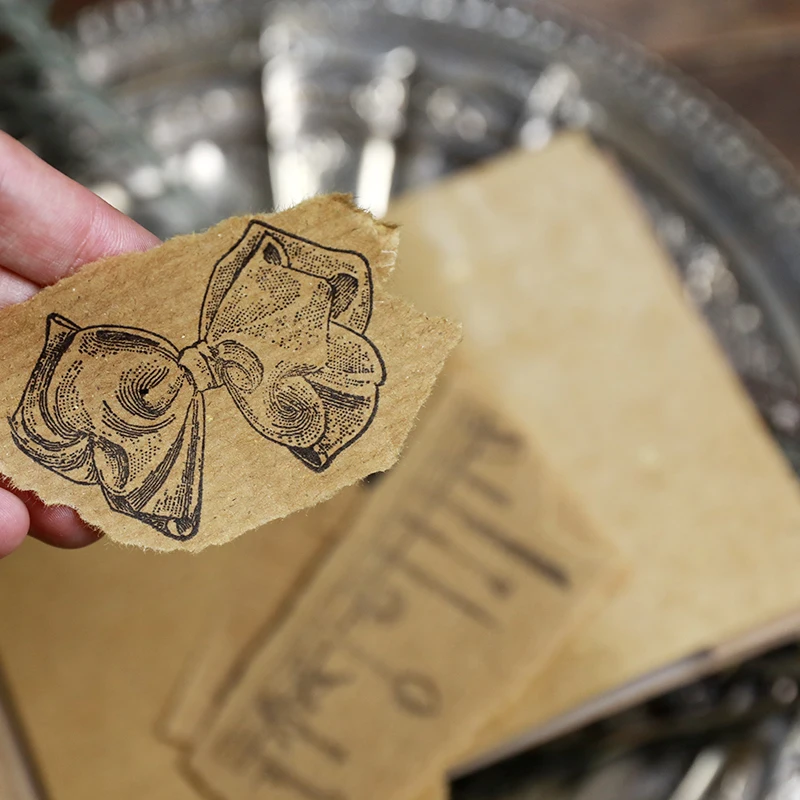 Наклейки на рамку из лукошка тонкой коровьей кожи Seal partner с рисунком растения, декорированные серной кислотой C155.