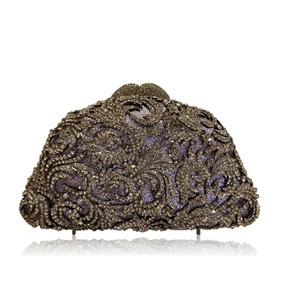 Роскошные женские золотые вечерние сумочки свадебные кошельки с цепочкой клатчи