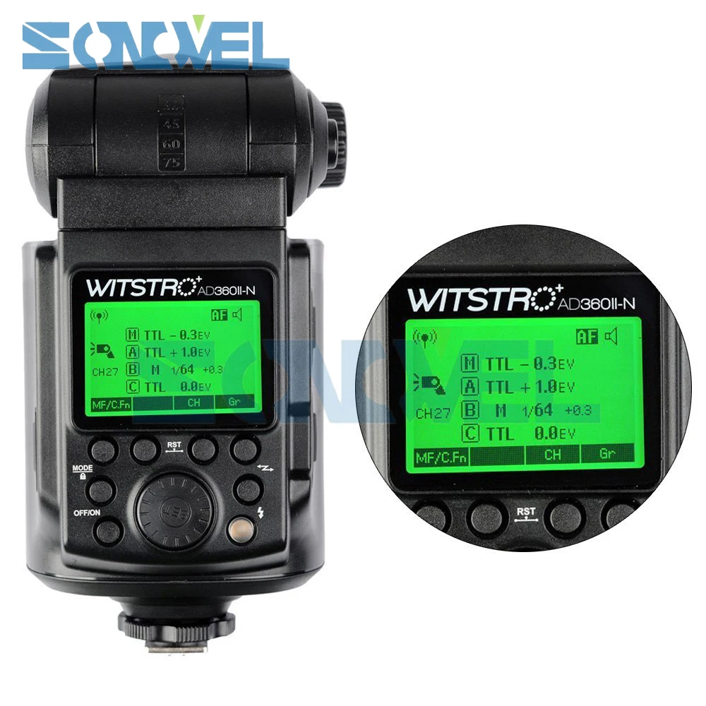 Godox AD 360 AD360II N TTL вспышка Speedlite On/Off Camera + PB960 Power Pack Black X1T передатчик для Nikon комплект