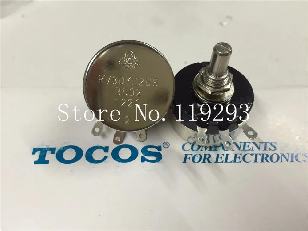 [BELLA]TOCOS RV30YN 20S B501 B102 B202 B502 B103 B203 B503 B104 B105 500R 1K 2K 5K 10K 20K 50K 100K 1M потенциометр 10