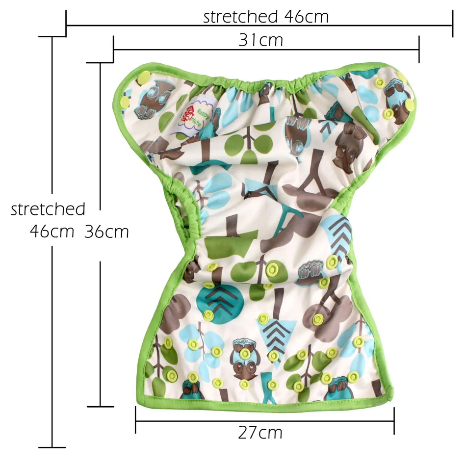 (13 шт./лот) Днем Флейта OS ткань пеленки крышка с или без бамбук хлопок вставка