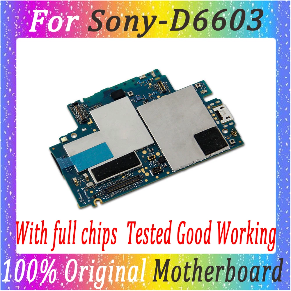 Разблокированная материнская плата для sony Xperia Z3 D6603 оригинальная
