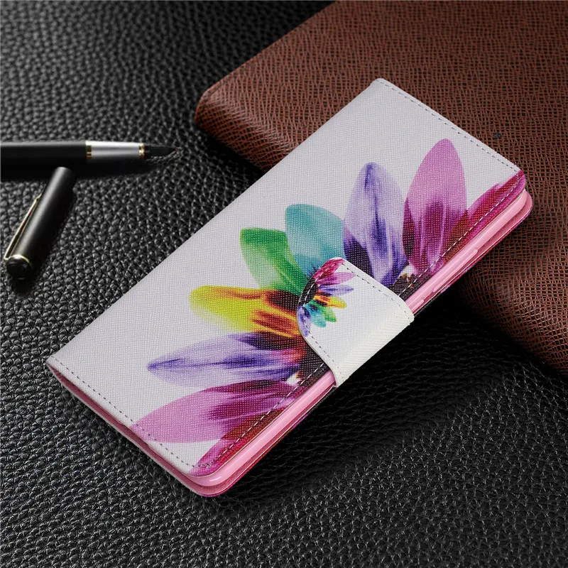 Чехол для Xiaomi Redmi 7A, кожаный чехол для Fundas Xiaomi Redmi 7, чехол для Redmi 7A, чехол-кошелек, окрашенные чехлы для телефонов с подставкой