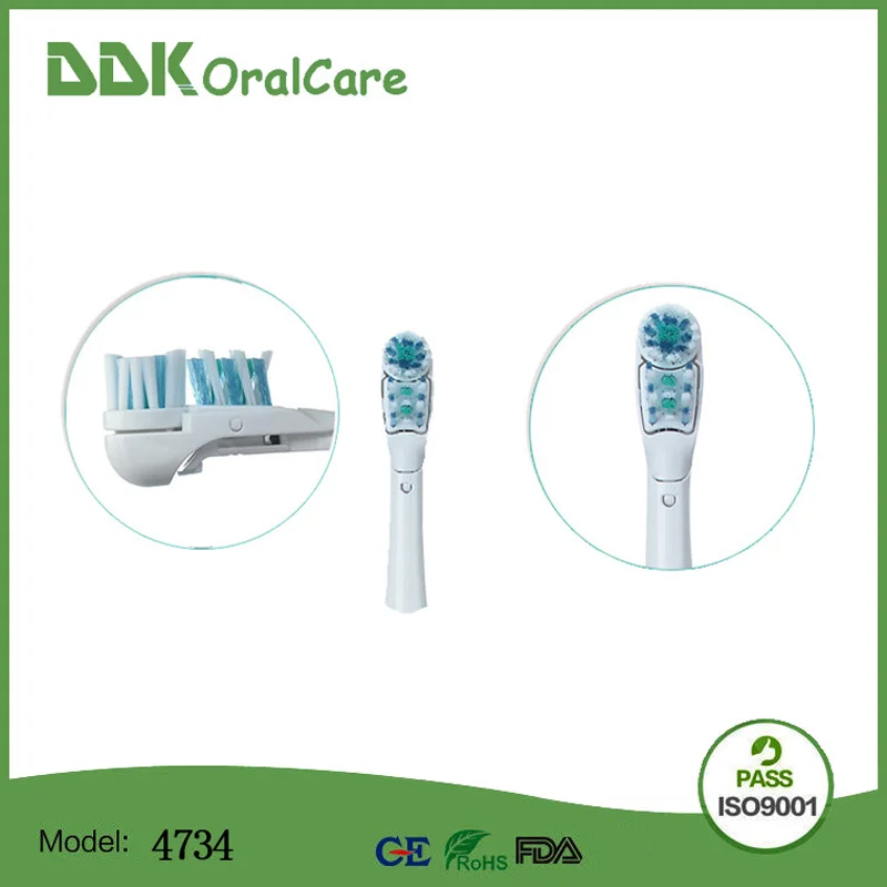 40pc/10Pack DDKOralcare 4734 Electric Toothbrush Heads Dual Clean Soft-Bristled For Oral B Cross Action | Бытовая техника