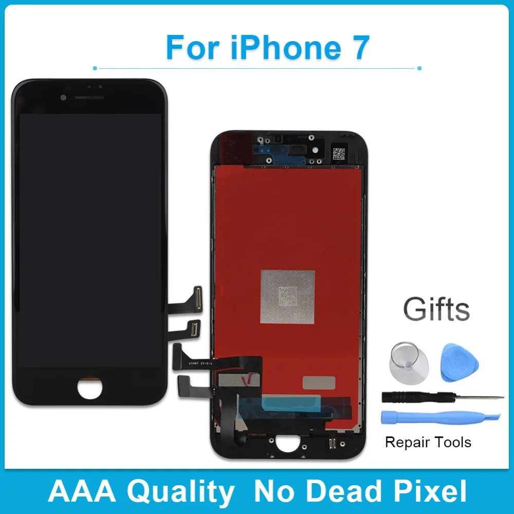AAA класс 100% без битых пикселей экран для iPhone 7 iPhone7 Замена ЖК дисплей с 3D силой