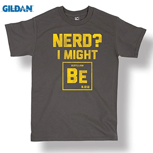 GILDAN Nerd Might Be-Adult футболка с коротким рукавом Топ модные футболки - купить по