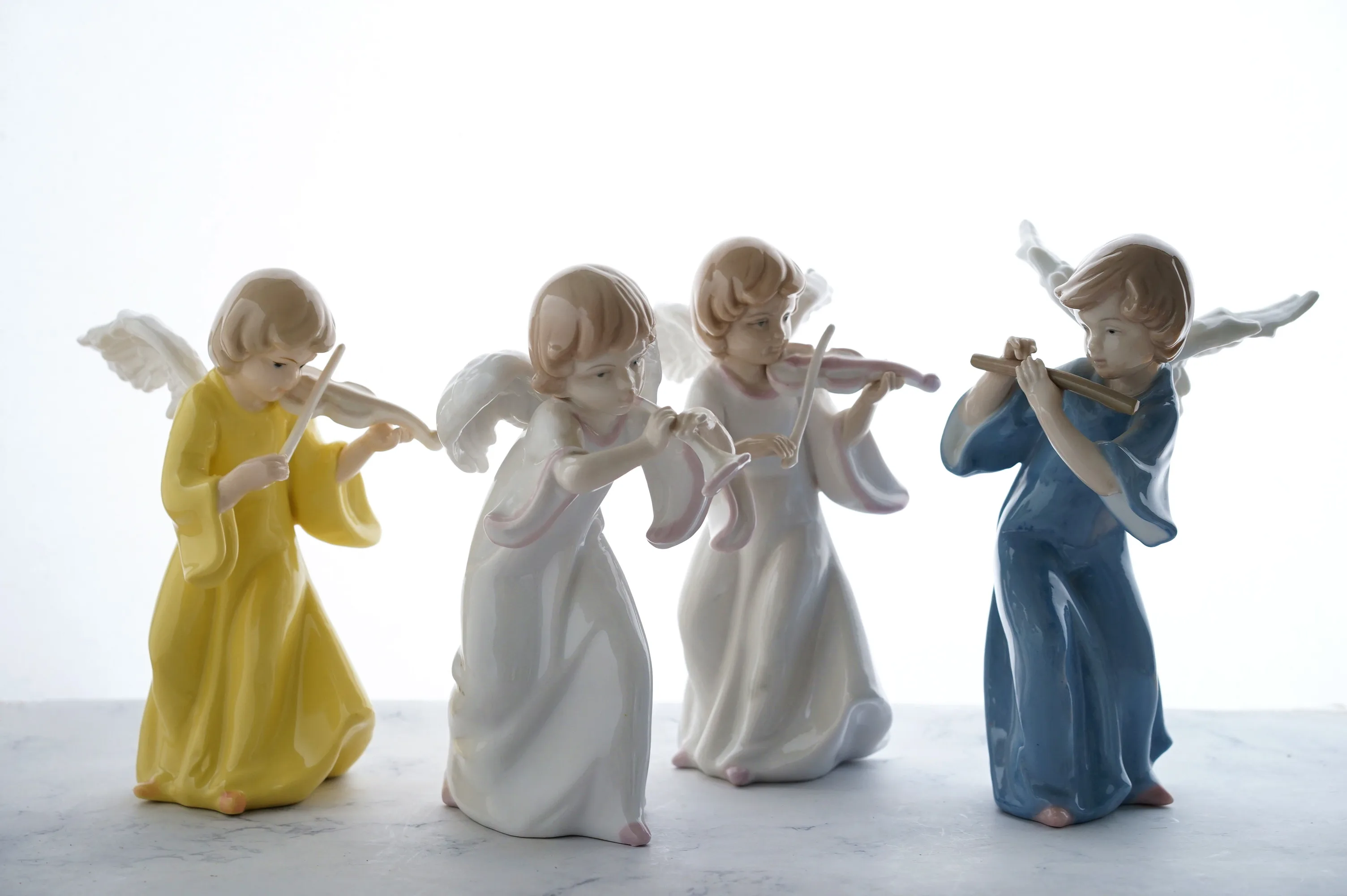 Европейский ангел флейта для скрипки керамическое украшение креативное