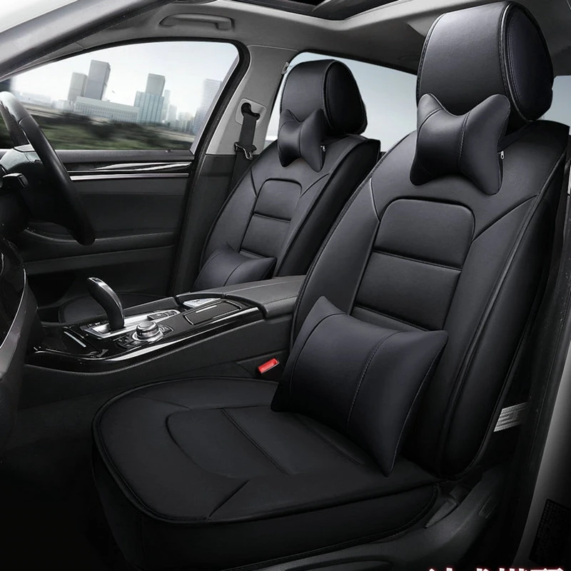 

Car seat cover leather front rear cushion for bmw e46 e90 e30 e34 X1 X5 mercedes Cadillac Land Rover Audi geely atlas alfa romeo