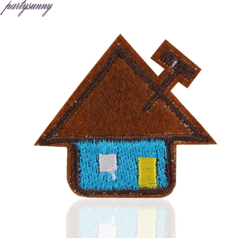 PF 20 шт./лот мультфильм мотив патчи рыбы автомобиль Вышитые Утюг на швейной патч