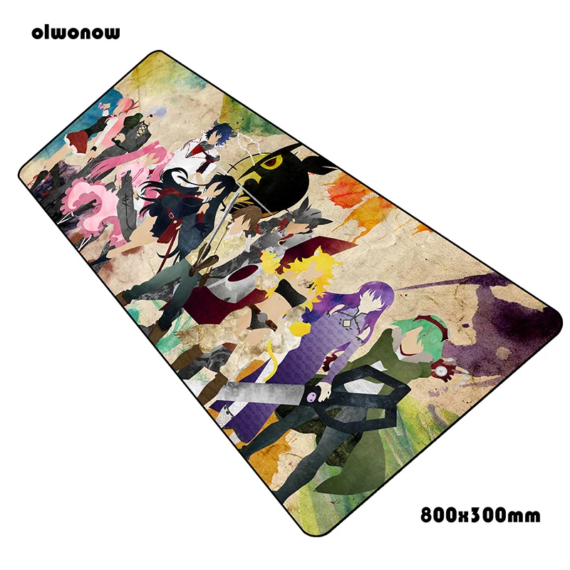Коврик для мыши akame ga kill 80x30 см великолепный компьютерный коврик геймер геймпад