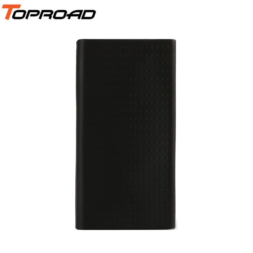 TOPROAD Противоскользящий силиконовый резиновый чехол для Xiao mi power Bank 2 20000mAh номер