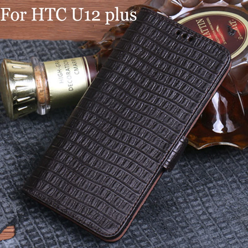 2 шт. Натуральная кожа флип чехол для телефона htc U12 плюс Чехол обложка U12plus + задняя