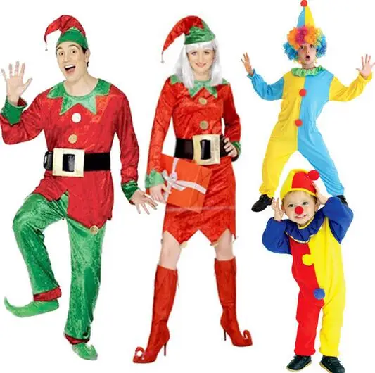 Костюм клоуна маскарада/волшебника на Хэллоуин 2016 костюм для взрослых одежда