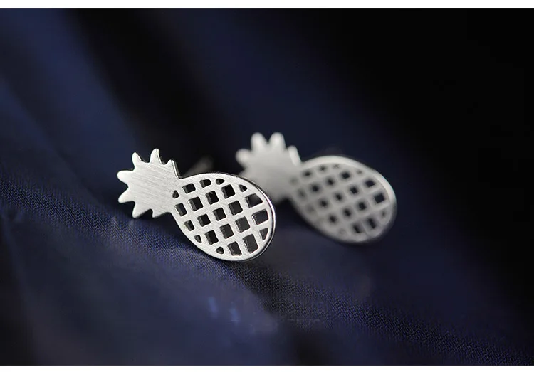 Fashion Hollow Pineapple Shape Stud Earrings For Women Casual Style Girl Earring Gifts EH601 | Украшения и аксессуары