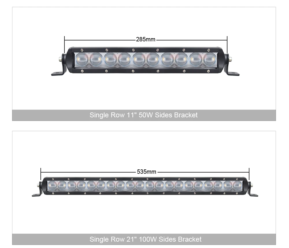 Однорядный 4D объектив Led 4x4 внедорожный светильник супер тонкий для автомобиля внедорожный 4WD грузовик ATV песочные рельсы Wat изогнутый вождения Точечный светильник s