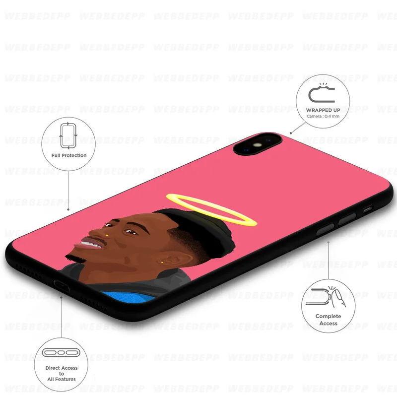 WEBBEDEPP 2pac Tupac Soft Case for Huawei Mate Honor 20 6A 7A 7C 7X 8 9 9X 10 View Lite Pro 30 |