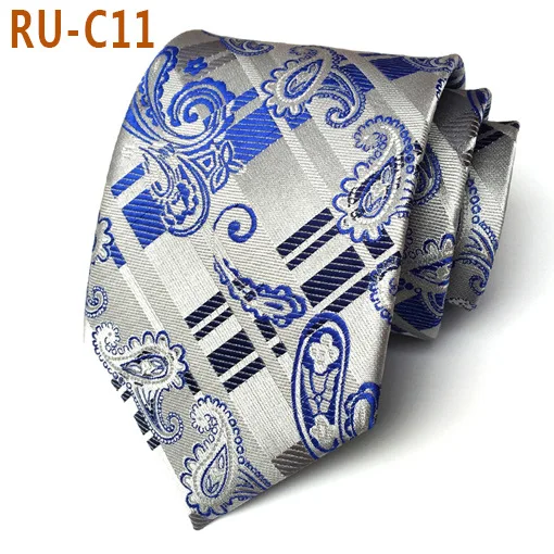 

2018 Новый Шелковый жаккард 8 см Пейсли Свадебный галстук жениха галстук