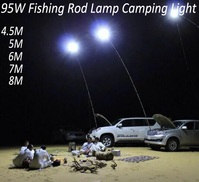 Телескопический Удилище Со светодиодной подсветильник кой 12 В 4 м|led road light|road lightled