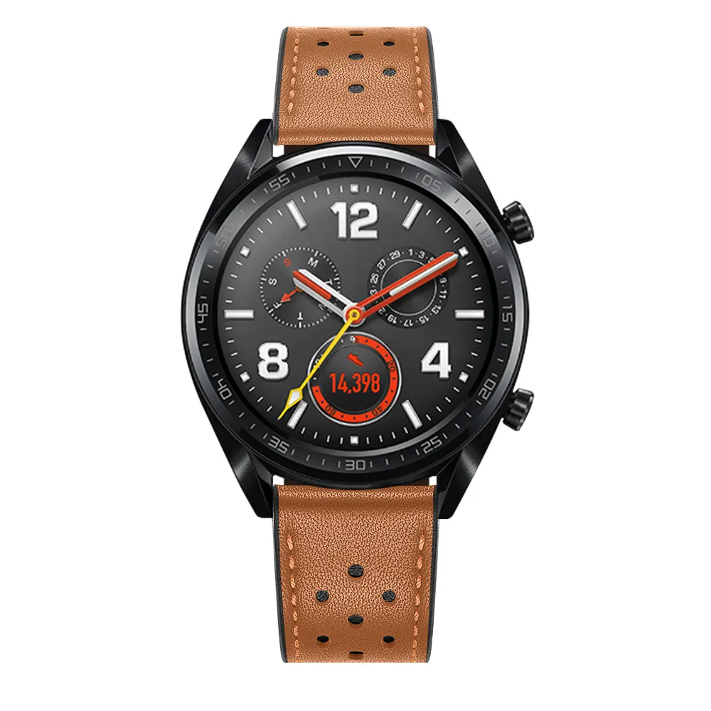 Мода замена кожаный ремешок для часов Ремешок для huawei часы GT bracel Смарт-часы аксессуары спортивный браслет