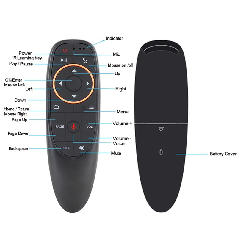 G10 Air Mouse голосовое управление гироскоп мини беспроводной пульт дистанционного