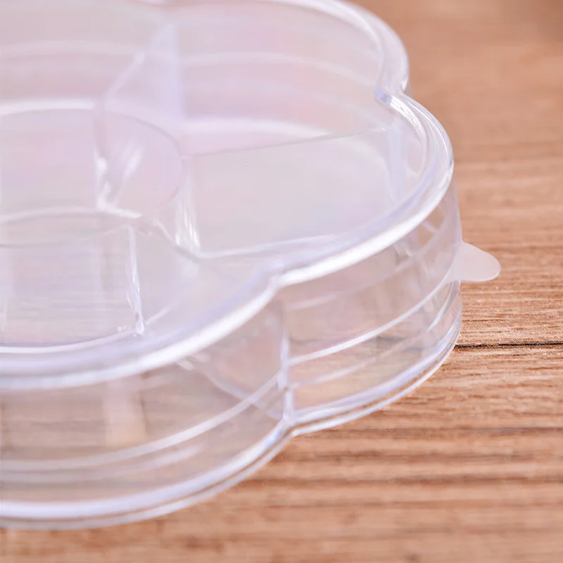 Plum Plastic Storage Box Case Craft Organizer Bead Storage Integrate Jewelry Case For Girls And Collector