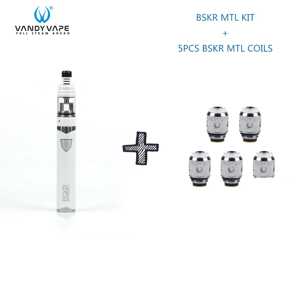 Оригинальный Vandyvape BSKR комплект MTL + дополнительные 5 шт. Core 1 8 Ом 2 мл Berserker Subtank