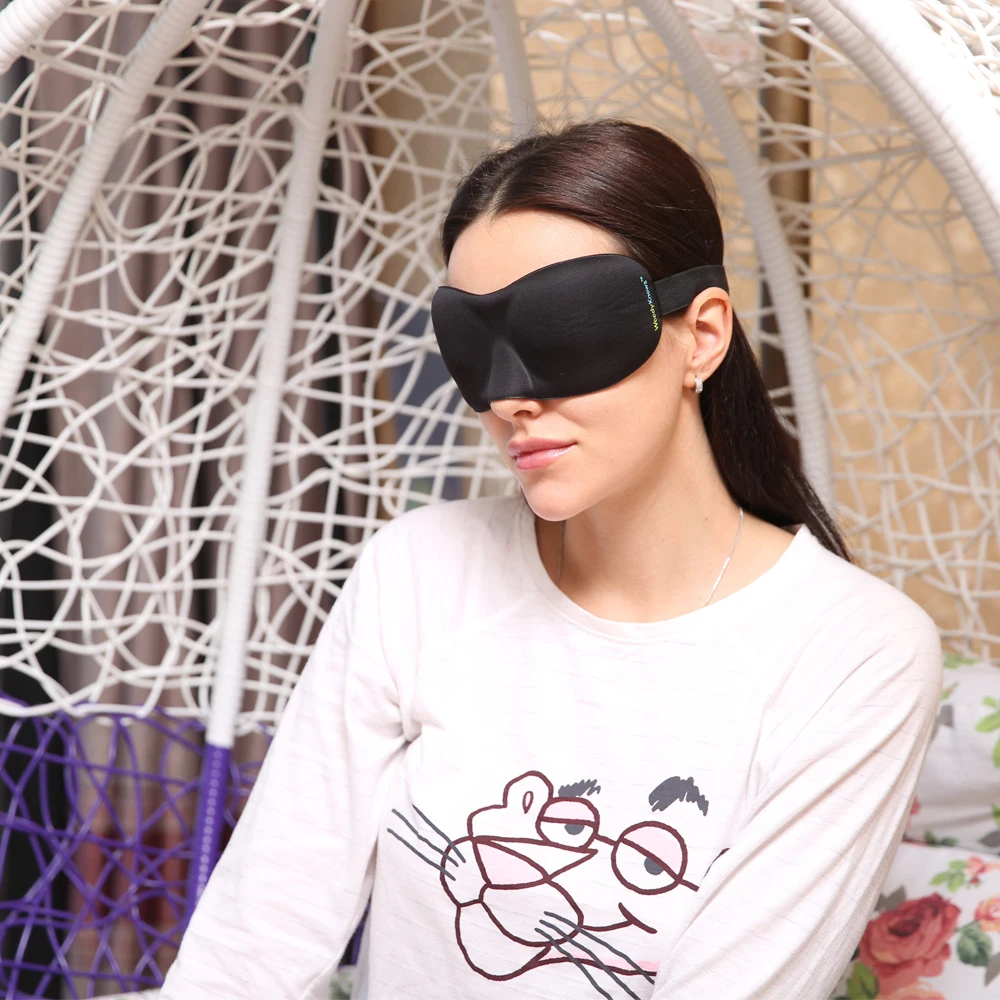 

Super Soft Eye Mask for Travel Sleep Sleeping Rest Aid Relaxer Eye Cover Patch Case Eye shade Blinder Blindfold Woodyknows