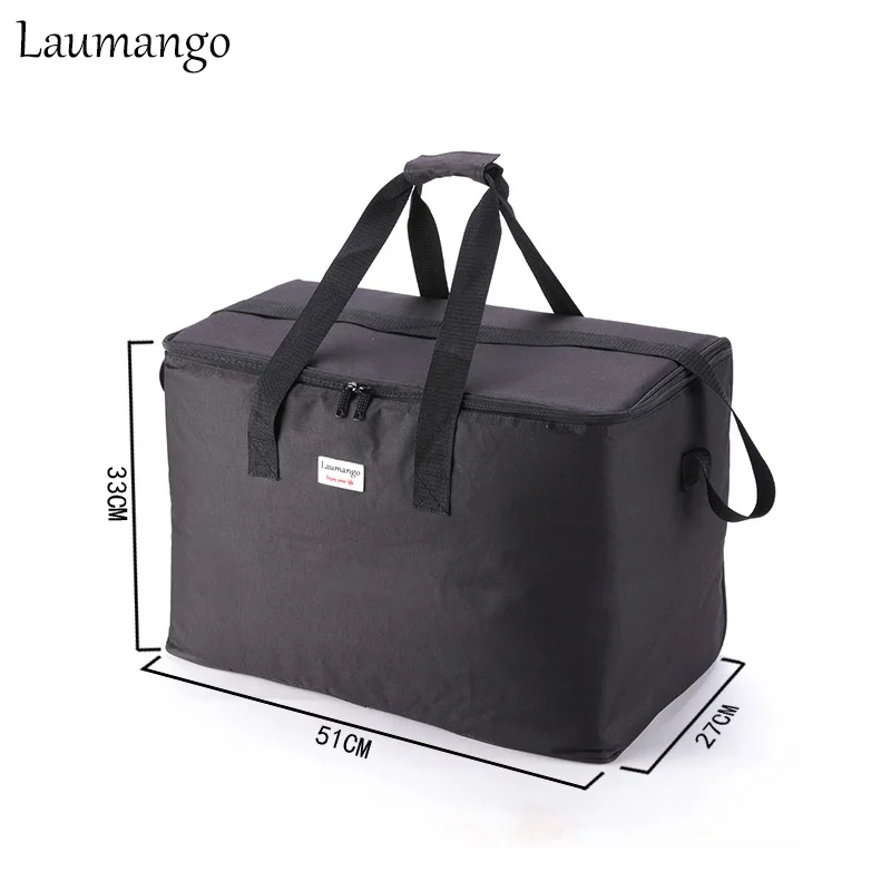 Laumango сверхбольшая емкость сумки охладители термоизолированные Bento Box вода еда