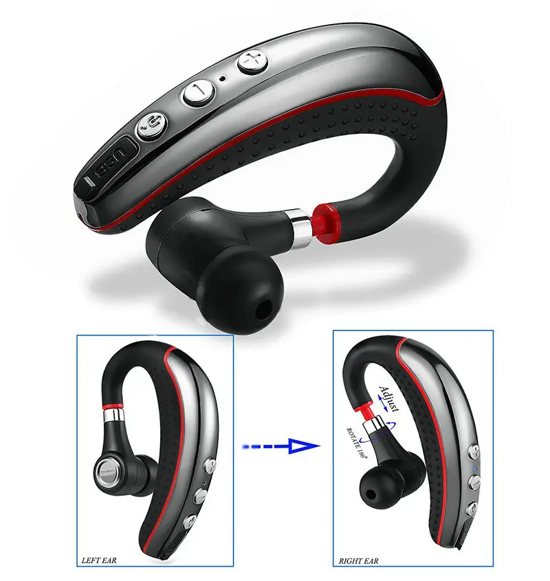 Tikigogo A8 лучше чем K10 громкой связи Бизнес Bluetooth гарнитура наушники с микрофоном Mute