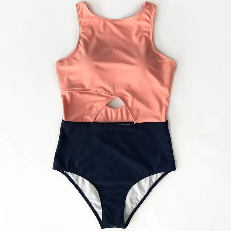 CUPSHE как вы выбираете Печать Цельный купальник летнее соблазнительное с открытой