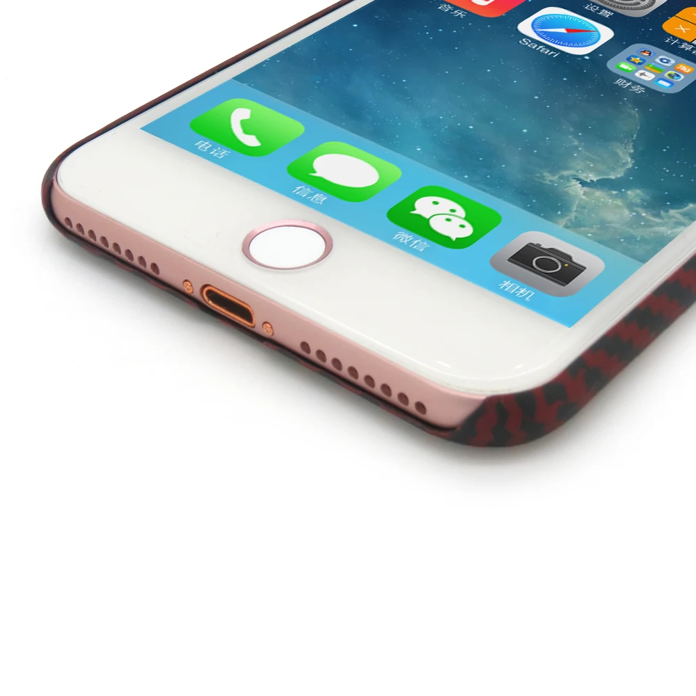 Чехол из настоящего углеродного волокна для iPhone 8 Plus, ультра тонкий роскошный чехол из арамидного волокна для Apple iPhone 7 Plus, новое поступление