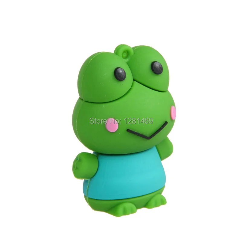 Usb флеш-накопитель подарки лягушка животное мультяшный 2 ГБ 4 8 Флешка карта памяти