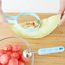 2 шт. Кухонные гаджеты мяч многофункциональный арбуз фрукты копать ложка резьба