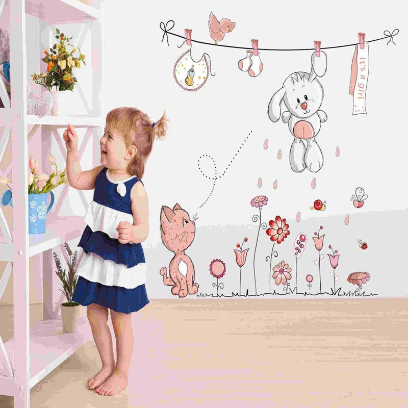 Рисунок лес панда бамбук птица товаров дерево стены наклейки для детской комнаты