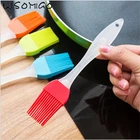 Недорогие кухонные приспособления, 1 шт., силиконовая кисточка для масла, для выпечки, барбекю, торта, выпечки, хлеба, масла, крема, кисточка для кухни