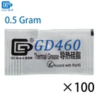 Термопаста GD Brand, силиконовая, GD460, 100 шт., вес нетто 0,5 г, серебристый кулер для процессора MB05