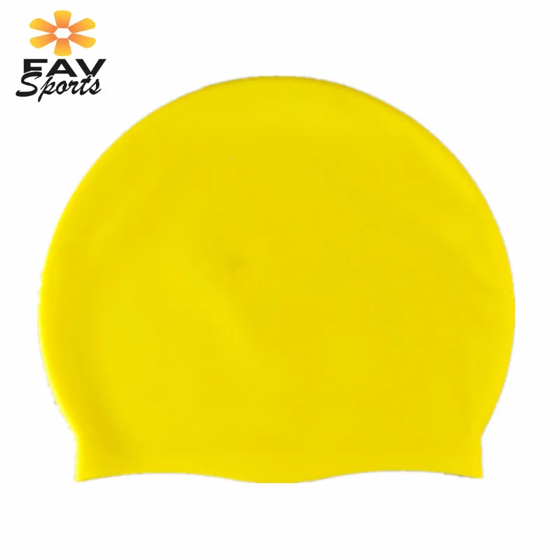 Горячая силиконовая шапочка для плавания гибкая Водонепроницаемая длинная