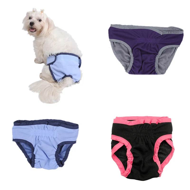 Гигиенические трусы для собаки сучки шорты кота подгузники щенка штаны собачьи
