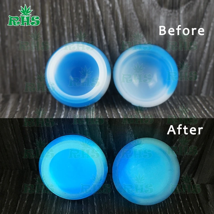10 шт. антипригарные силиконовые банки для воска 6 мл|glow in dark|glow the darkglow |