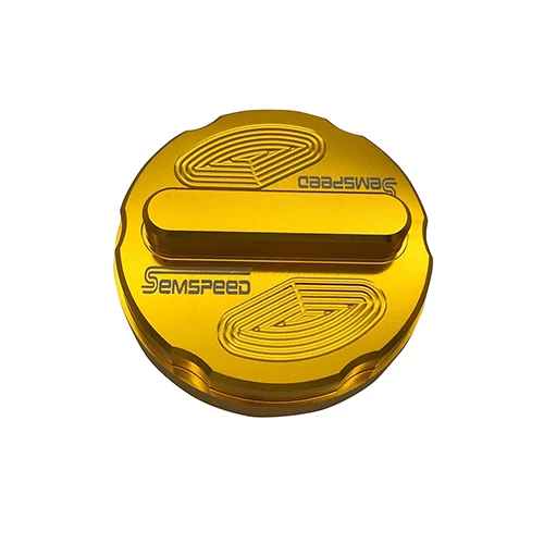 Золотой SEMSPEED мотоцикл модифицированный FORZA300 CNC бензин дизельное топливо масляный наполнитель бак Крышка Накладка для Honda Forza 300 250 125 MF13 - Цвет: Золотой