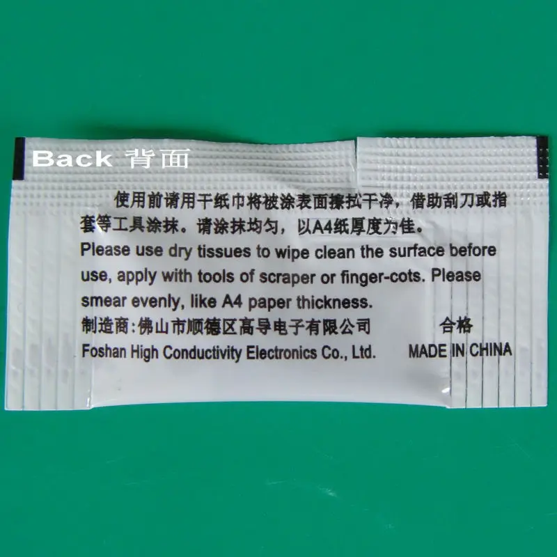 GD бренд Термальность Проводная силиконовая смазка GD460 компаунд 100 шт. чистая Вес 0