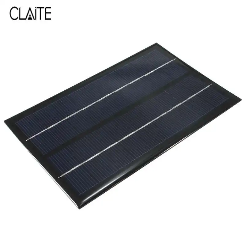 CLAITE Высокое качество 6V 4,5 W 520mAh батареи из монокристаллического кремния мини Панели солнечные солнечный модуль солнечных батарей для светильник Батарея 165x165 мм