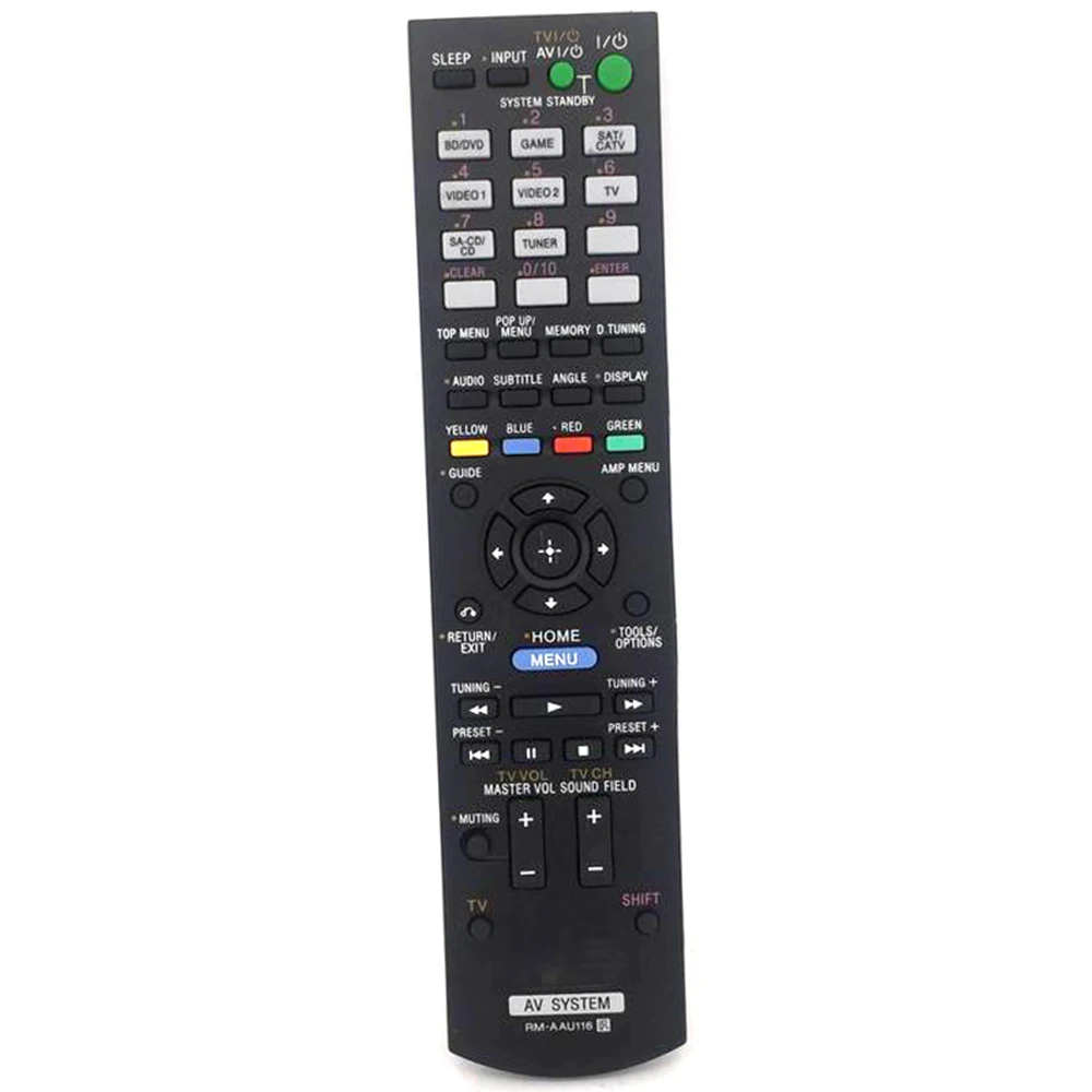 

New Generic Remote Control RM-AAU116 For Sony RM-AAU104 STR-KS380 RM-AAU073 AV