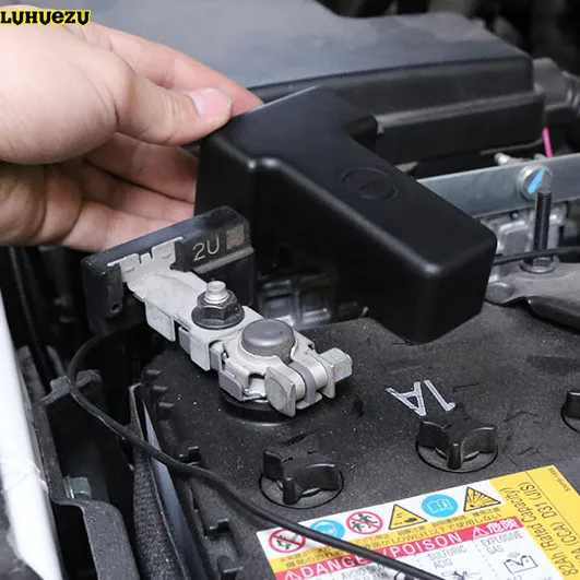 Крышка для аккумулятора Luhuezu ABS защитная крышка Nissan патруль Armada Y62 аксессуары 2013