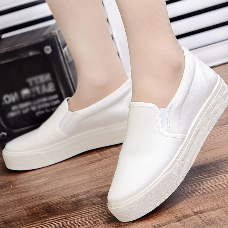 Taoffen Youngs Fashion Simple Vulcanized Shoes Women Spring Party Vacation Outdoor Flats Sneakers Size 35-40 | Обувь