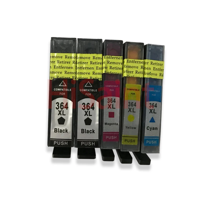2bk1c1m1y Hisaint 364XL сменный картридж для принтера для hp 364 xl картриджи для принтеров серий Deskjet 3070A 5510 6510 B209a C510a C309a принтер - Цвет: 2bk1c1m1y